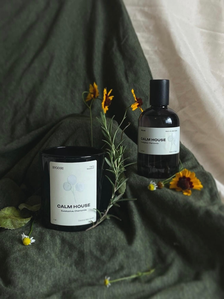 Calm House Set - Candle & Room Spray