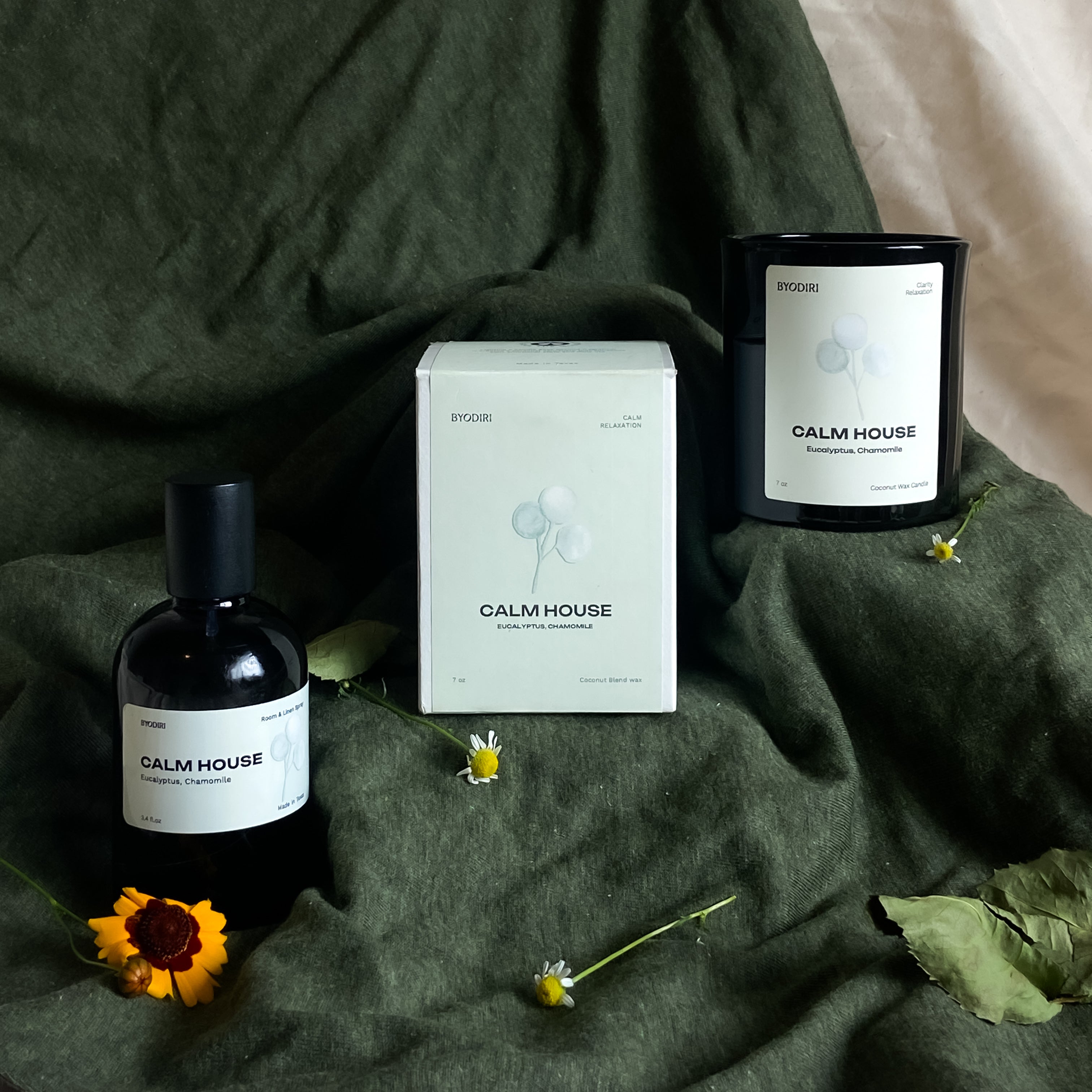 Calm House Set - Candle & Room Spray