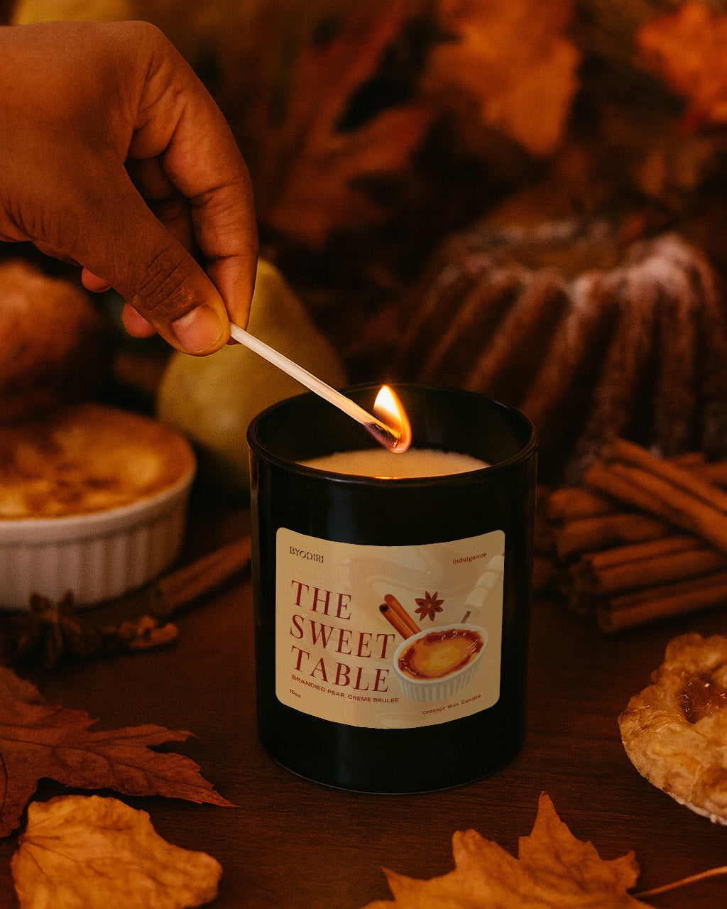 The Sweet Table Woodwick Candle, 10 oz