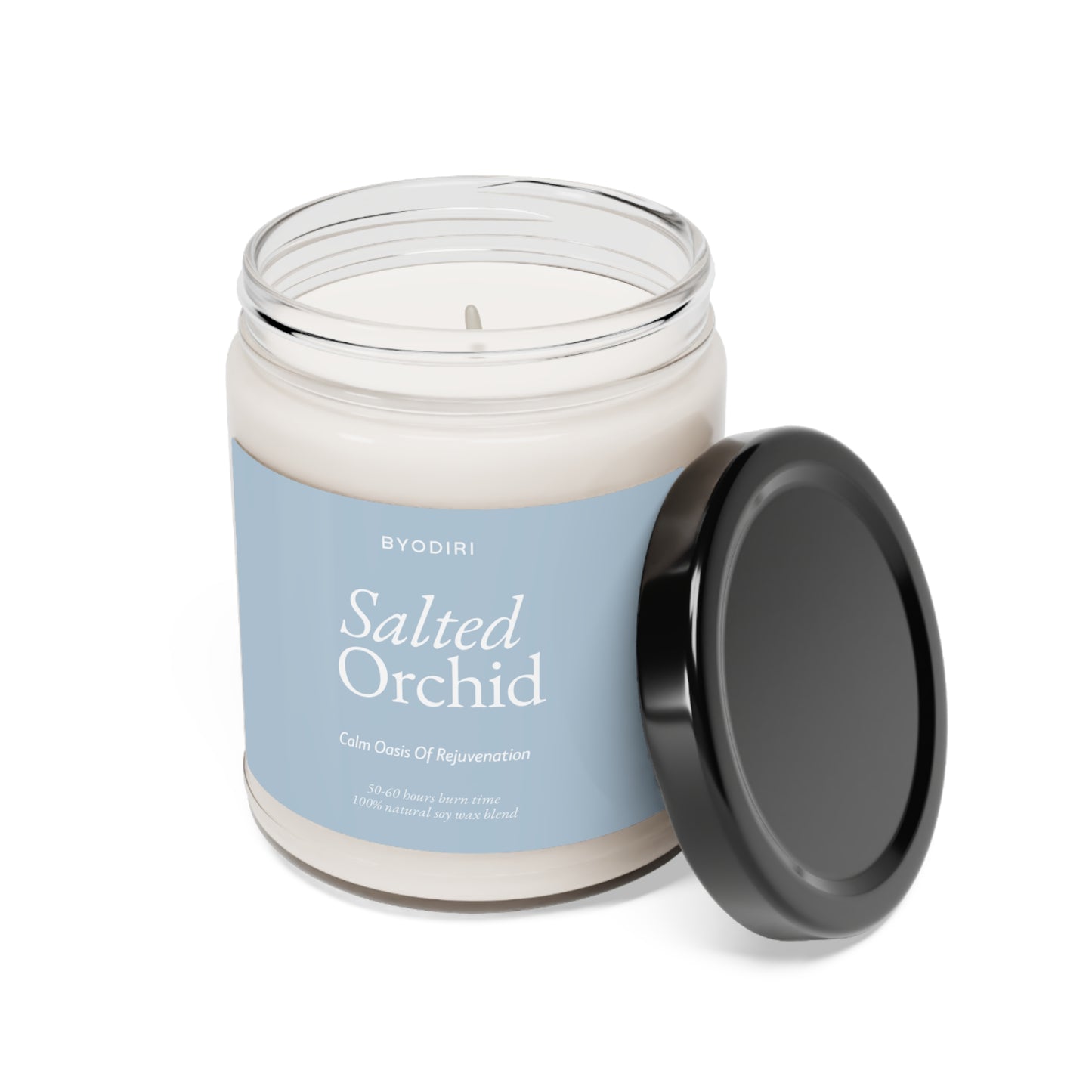 Salted Orchid Soy Candle, 9oz