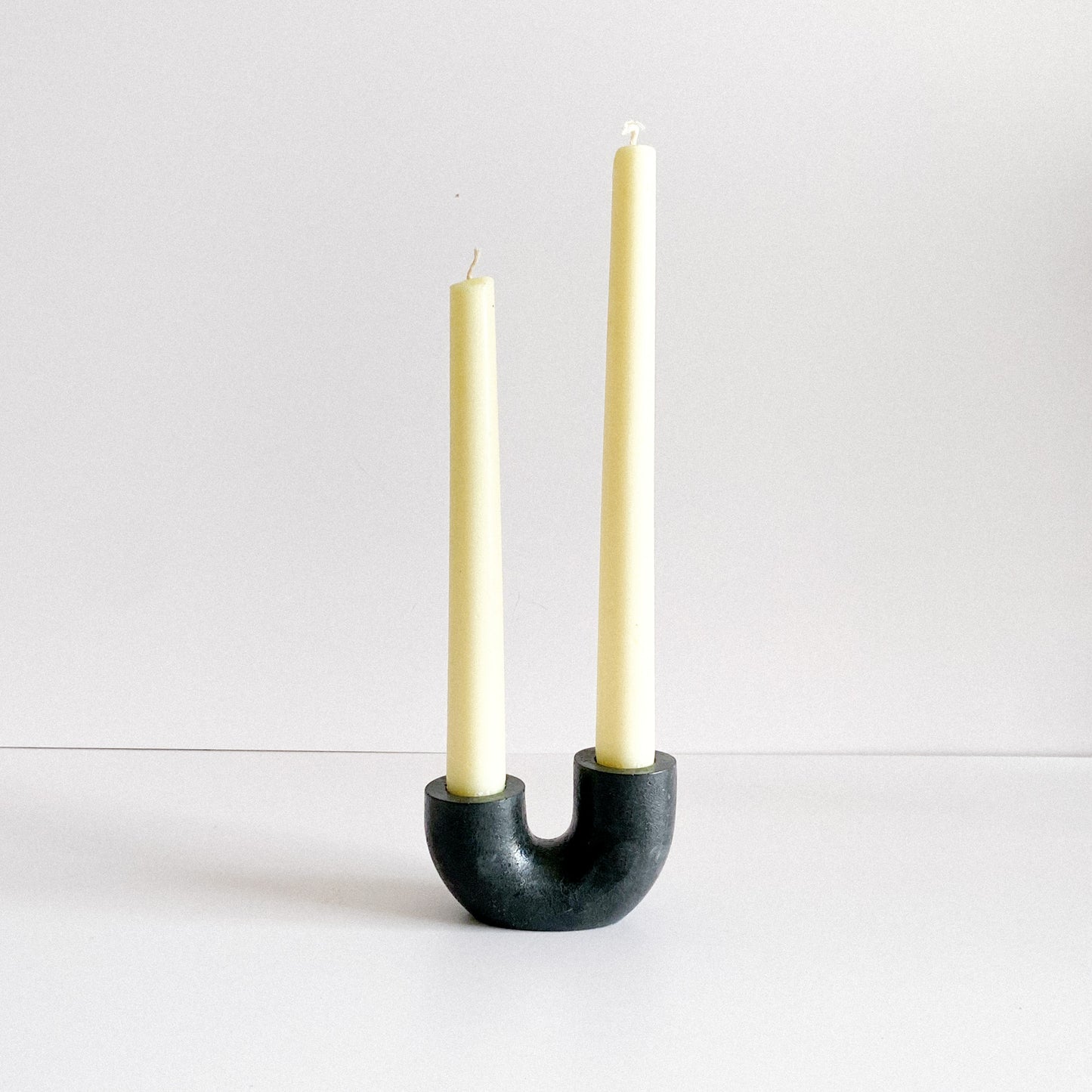 U-Arch Double Taper Candle Holder