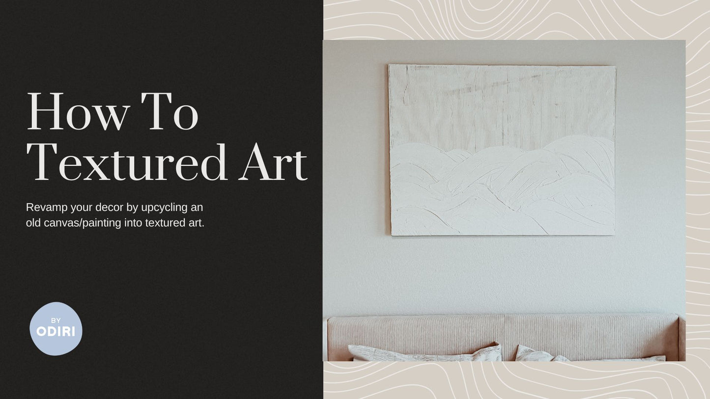 FREE GUIDE: HOW TO TEXTURED ART