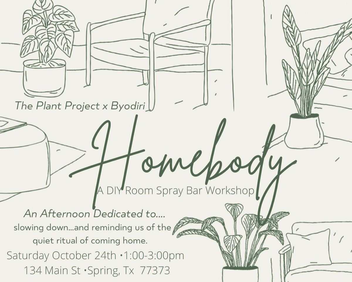 Homebody: A DIY room spray bar workshop