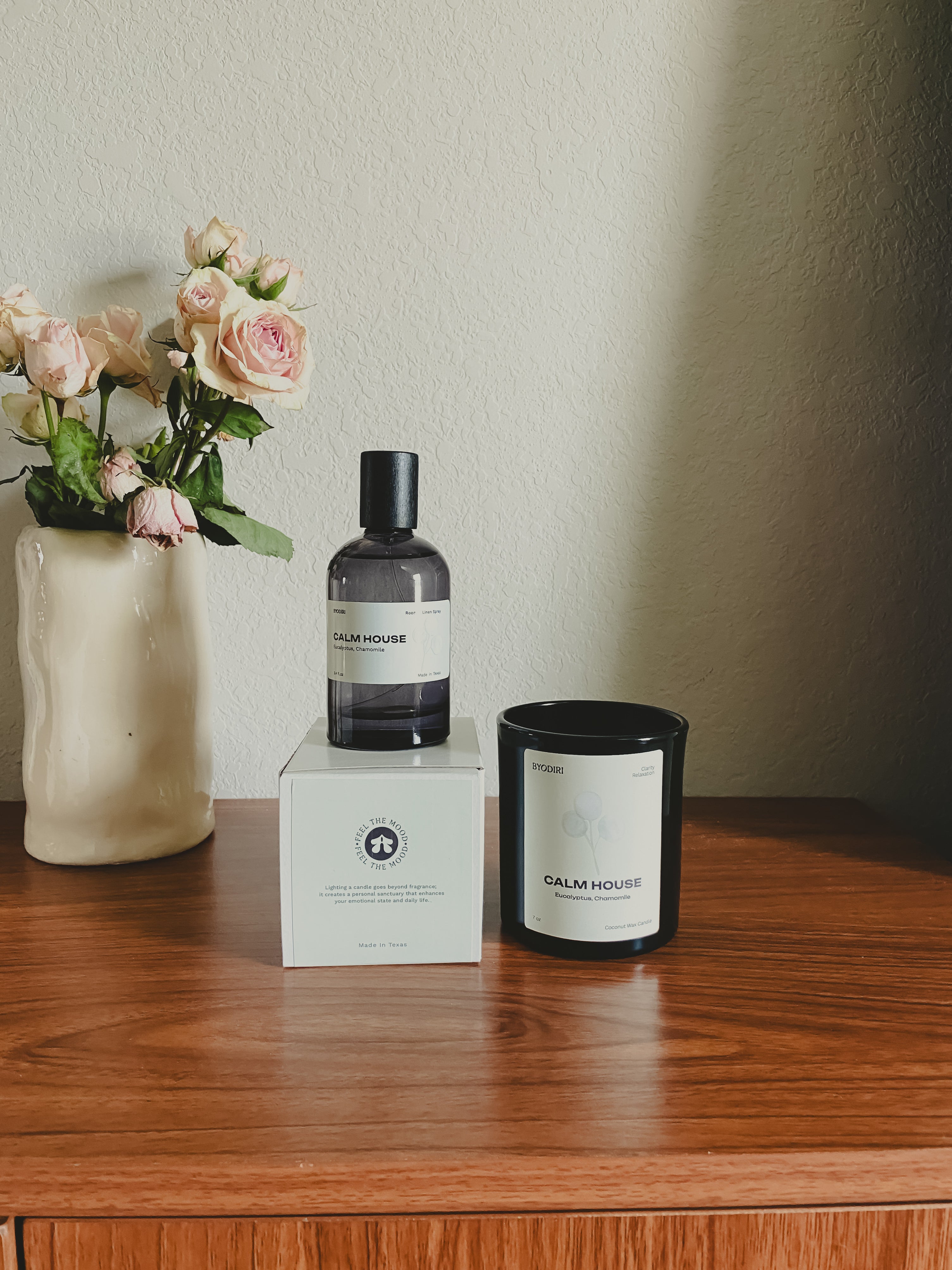 Calm House Set - Candle & Room Spray