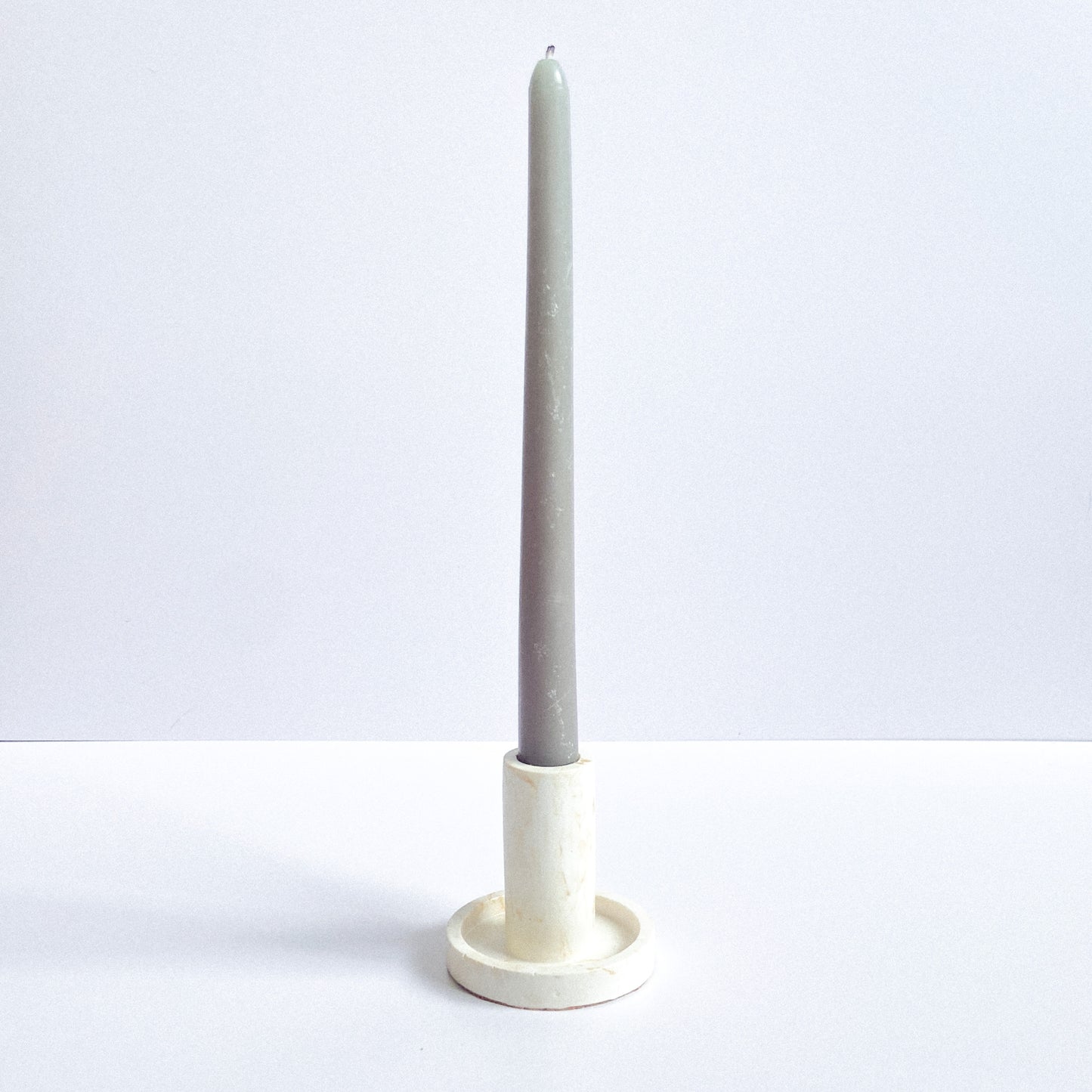 Taper Candle Holder (Cream and Gold)